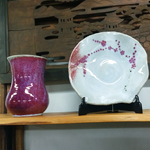 花器と変形鉢